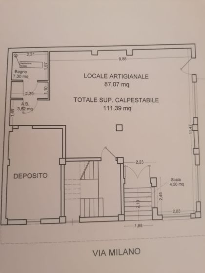 Via Magenta & Via Milano, Casarano, LE, Italia