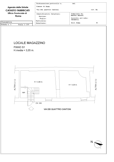 Via dei Quattro Cantoni, 9a