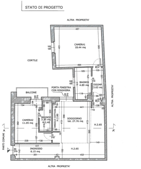 Trilocale in vendita, via Giordano Bruno  16, Sarpi, Milano