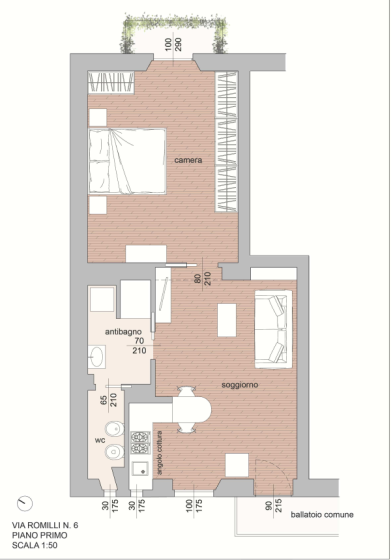 Bilocale in vendita, via Arcivescovo Romilli  6, Lodi, Milano