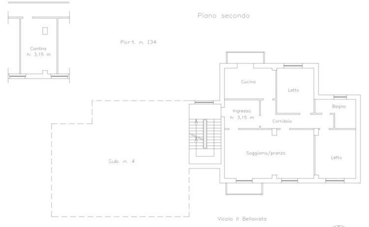 Trilocale in vendita, via Vincenzo Bellini, Centro Storico, Catanzaro