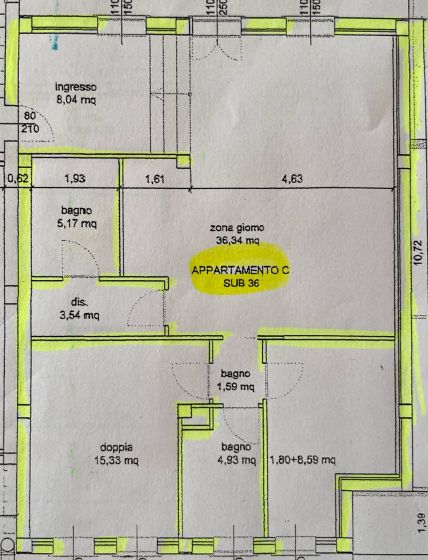 Trilocale in vendita, via Albertino Mussato, Abano Terme