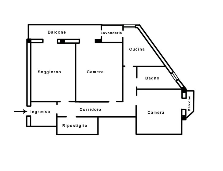Trilocale, via Rote  24, Acireale