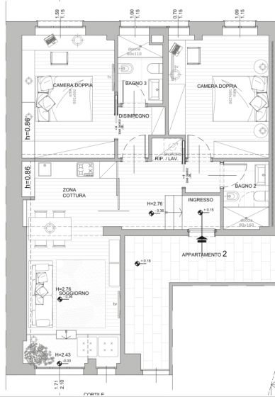 Trilocale in vendita, via Giovanni Arrivabene  11, Bovisa, Milano