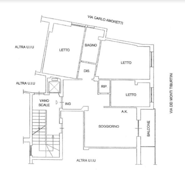 Quadrilocale in vendita, via Carlo Amoretti, Monti Tiburtini, Roma