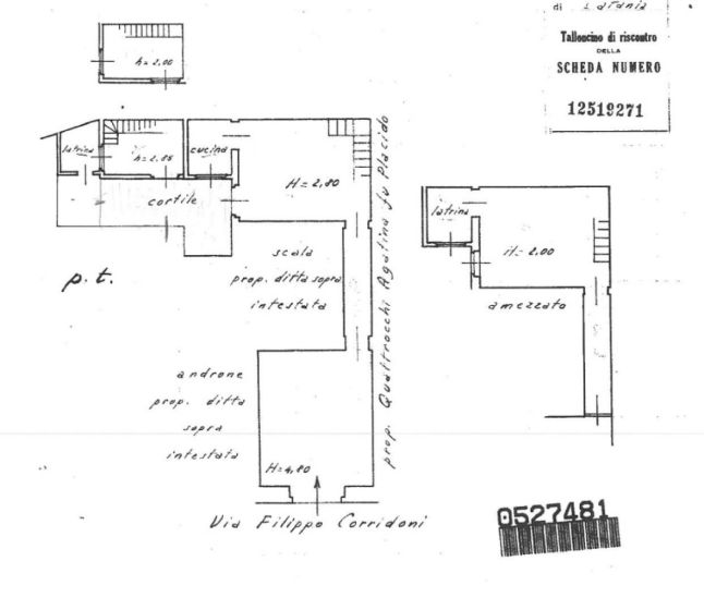Quadrilocale in vendita, via Filippo Corridoni  14, Centro Storico, Catania