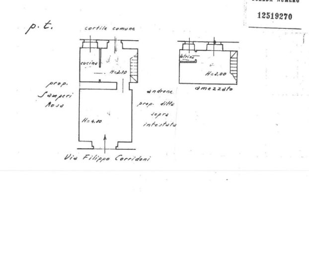 Quadrilocale in vendita, via Filippo Corridoni  14, Centro Storico, Catania