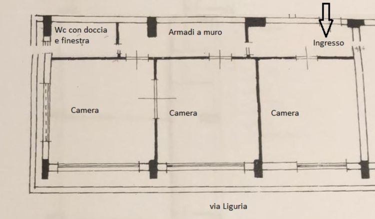 Ufficio in vendita, via Liguria  37, De Gasperi, Palermo