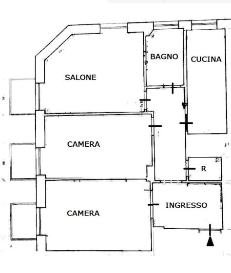 Trilocale in vendita, viale Opita Oppio  65, Quadraro, Roma