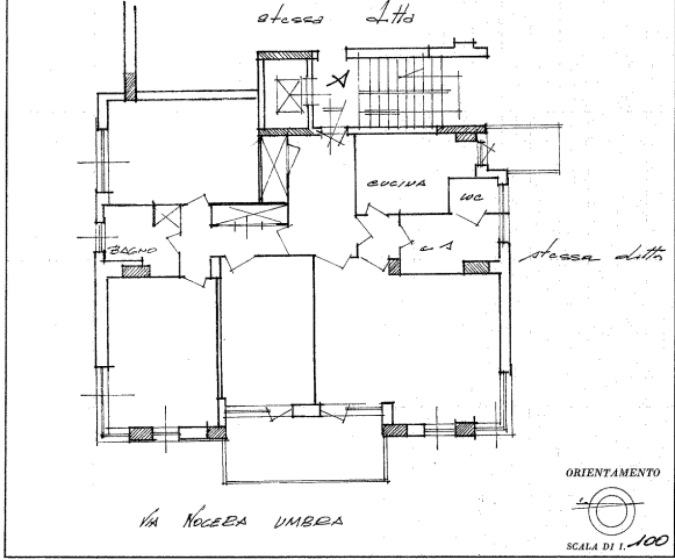 Appartamento in vendita, via Nocera Umbra  178, Appio Latino, Roma