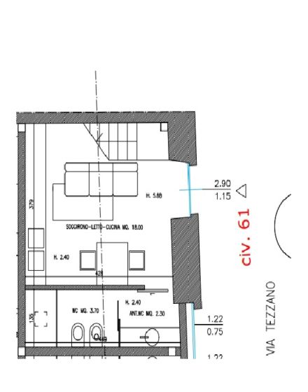 Terratetto unifamiliare in vendita, via Tezzano  61, Centro Storico, Catania