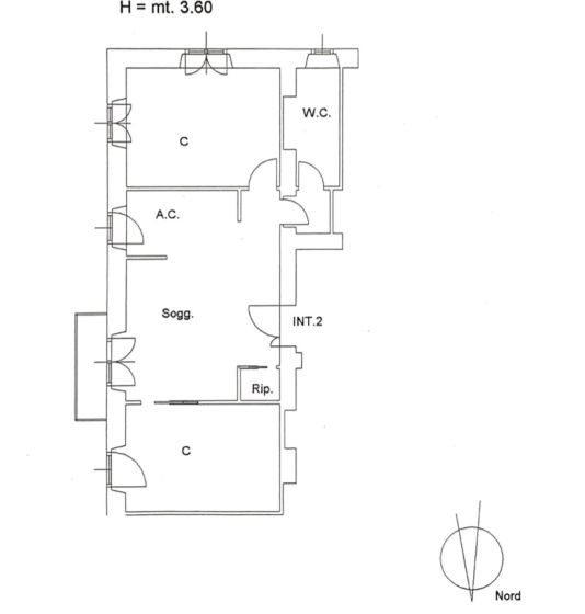 Trilocale in vendita, via Isidoro di Carace  16, Pigneto, Roma