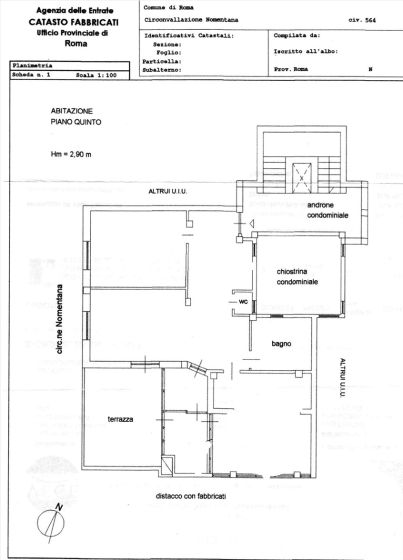 Attico in vendita, Circonvallazione Nomentana  564, Bologna, Roma