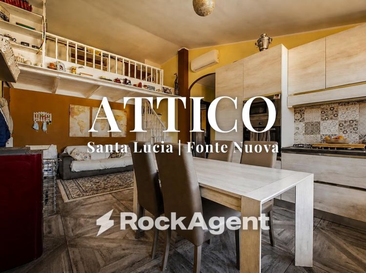 Attico in vendita, via Palombarese, Santa Lucia, Fonte Nuova
