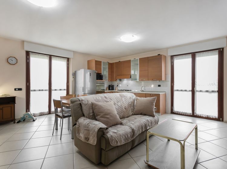 Appartamento in villa in vendita, via Gandhi  34, Bonate Sotto