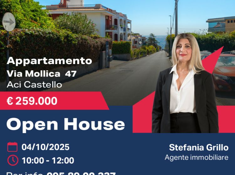 Appartamento in vendita, via Mollica  47, Aci Castello