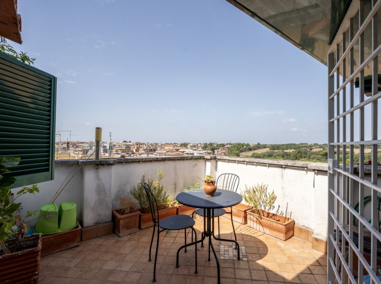 Attico in vendita, via Trebio Littore  6, Monteverde, Roma