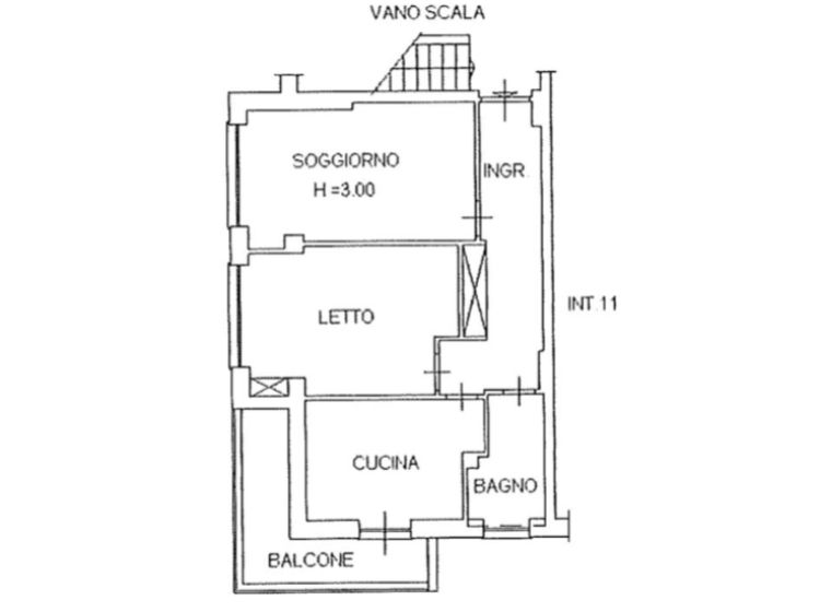 Bilocale in vendita, via Achille Mauri, Monte Mario, Roma