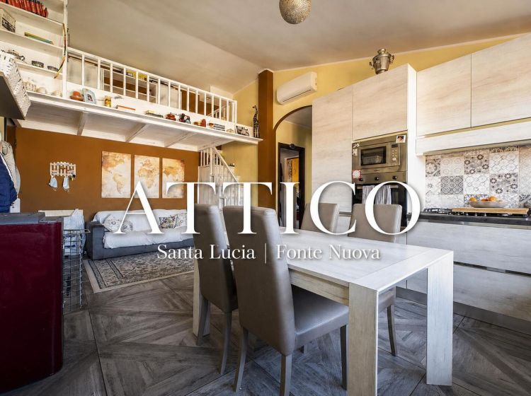 Attico in vendita, via Palombarese, Santa Lucia, Fonte Nuova