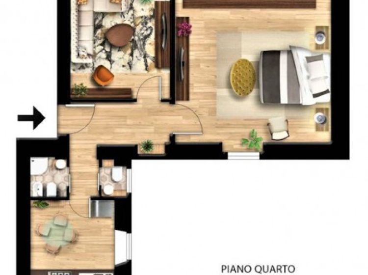 Bilocale in vendita, via Candia, Prati, Roma