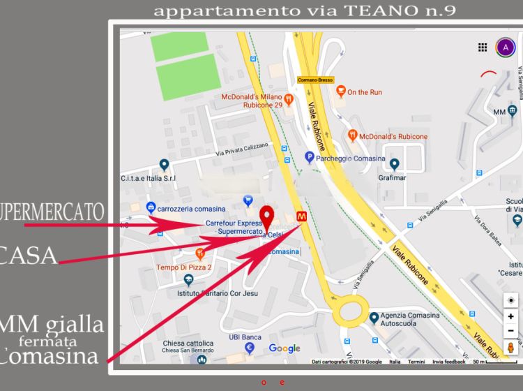 Monolocale in affitto, via Teano  9, Affori, Milano