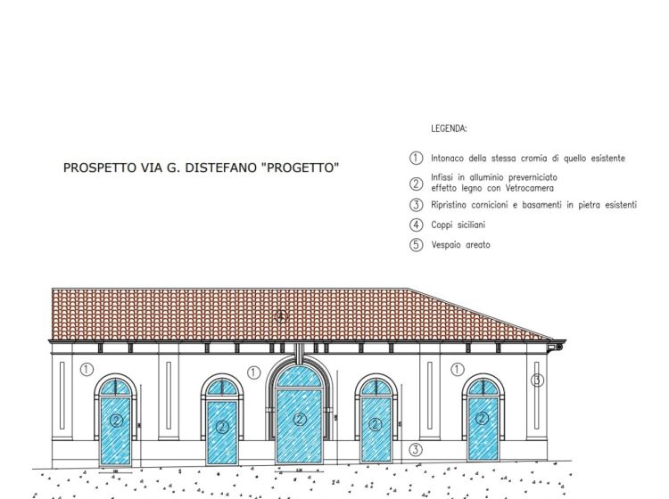 Terratetto unifamiliare in vendita, via Giuseppe di Stefano 17, Centro Storico, Catania