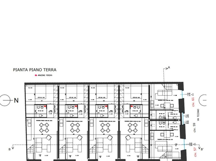 Terratetto unifamiliare in vendita, via Giuseppe di Stefano  17, Centro Storico, Catania