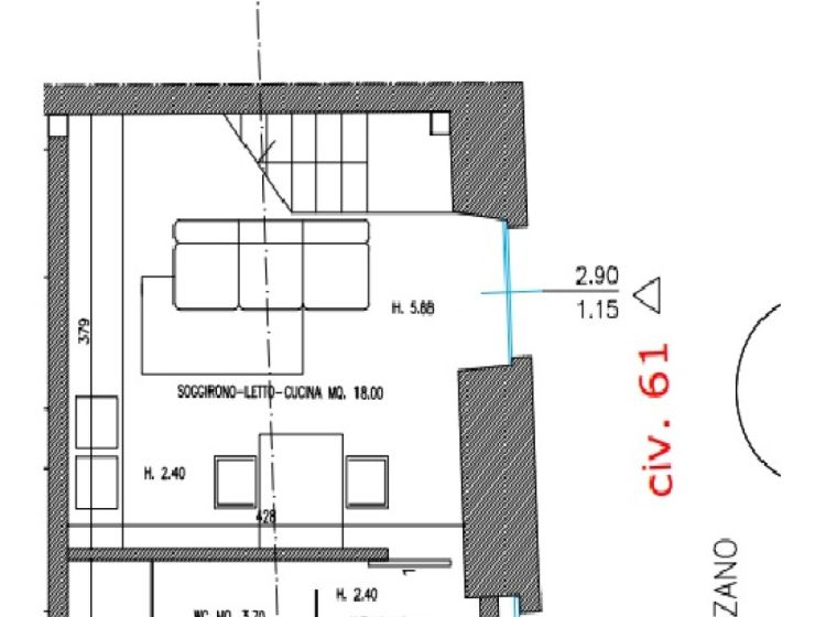 Terratetto unifamiliare in vendita, via Tezzano  61, Centro Storico, Catania