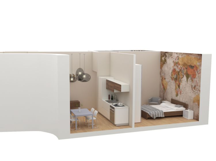 Bilocale in vendita, via Properzio  37, Prati, Roma