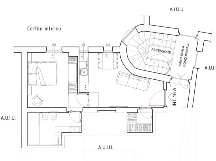 Bilocale in vendita, via Properzio  37, Prati, Roma