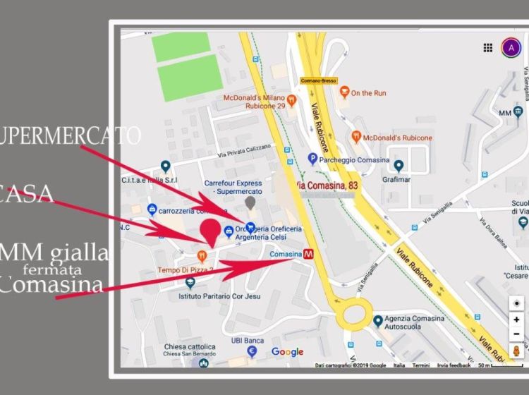 Trilocale in affitto, via Teano  14, Affori, Milano