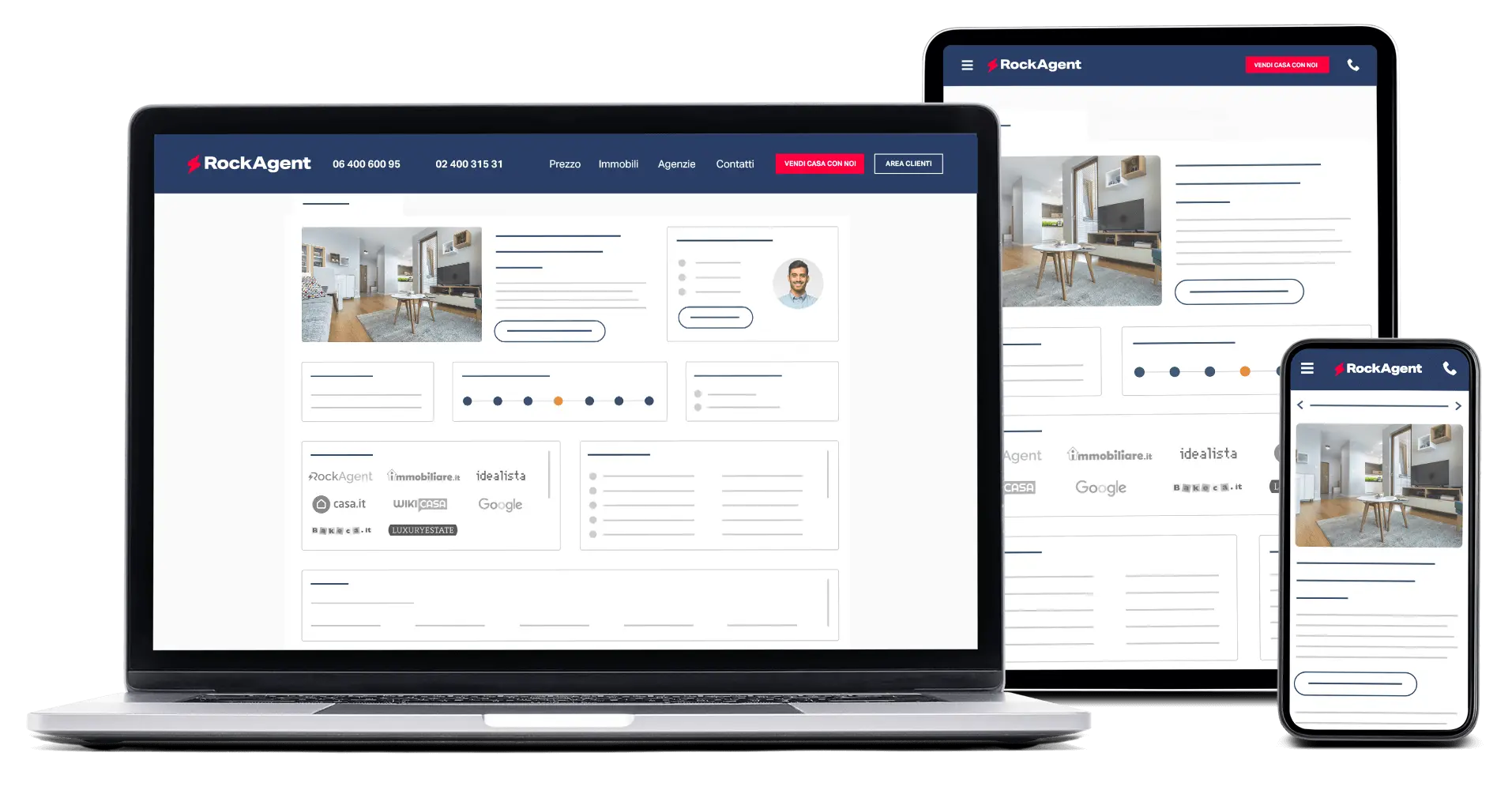 La dashboard utente di RockAgent